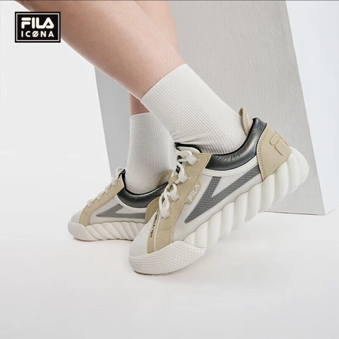 FILA 斐乐CAMPO女鞋先锋板鞋2025新款轻便舒适运动休闲鞋