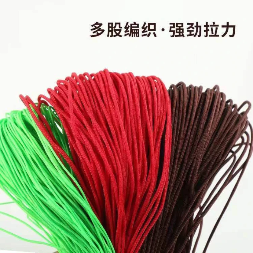 护线绳大物主线加固绳套金刚结绳套高密度钓鱼杆稍绳杆头绳杆尖绳