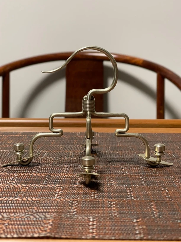 天津制钩名家田景来精品3.6白铜张记小鸟钩儿