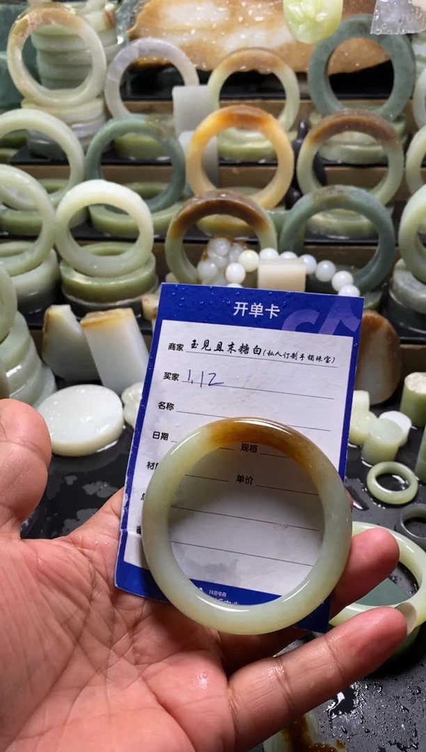 【闪购商品】定制和田玉1未镶嵌58圈口