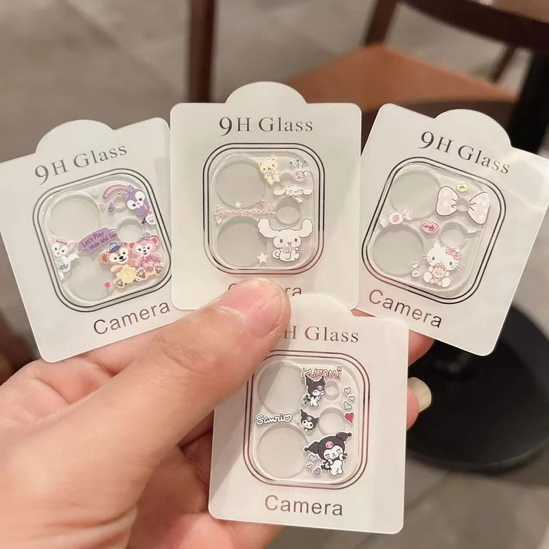 一体全包适用苹果14Promax镜头膜iPhone17摄像头保护16可爱15透明