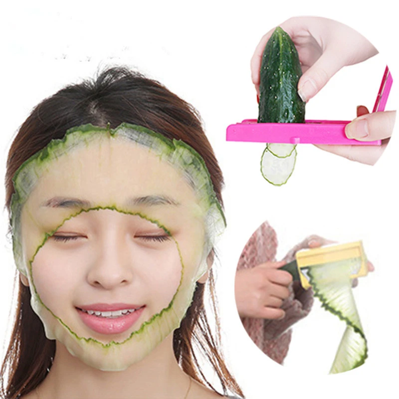 黄瓜面膜美容卷笔刀青瓜超薄切片器面膜刀神器削皮切黄瓜片美容器