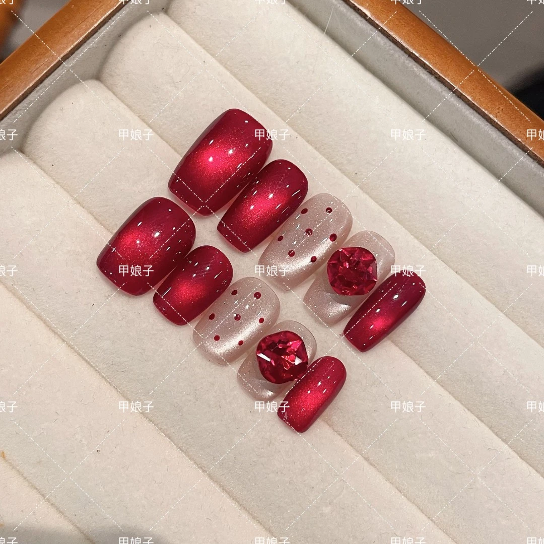 【玛格丽特】穿戴式美甲贴片高贵仙气猫眼显白款式