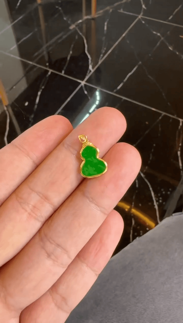 【闪购商品】翡翠颈饰18K金镶嵌5005690/017/多样性/发一件