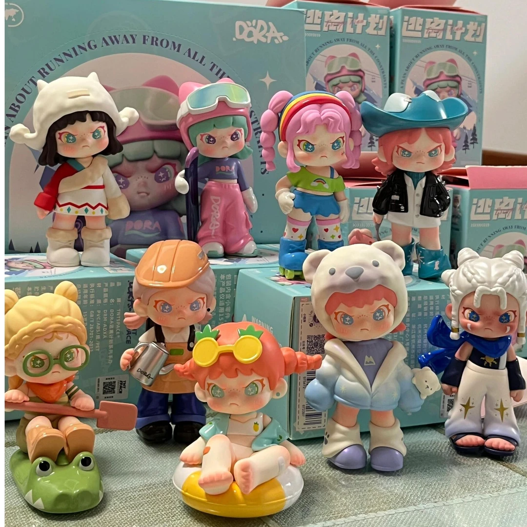 【拆盒拆袋】DORA4代逃离计划系列盲盒手办潮玩摆件玩具公仔礼物