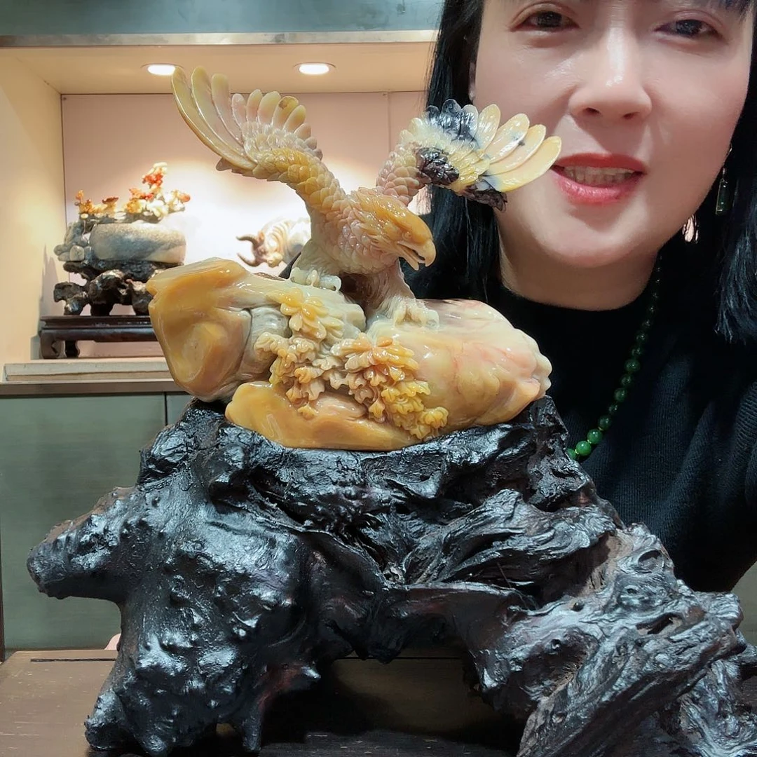 寿山石E****c寿山石摆件