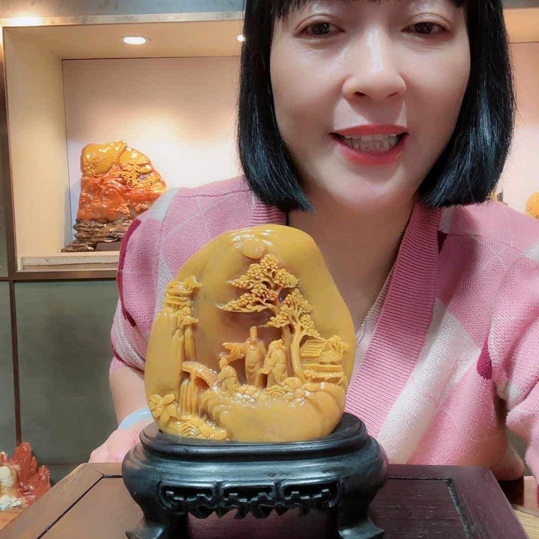 【闪购商品】寿山石浮**尘