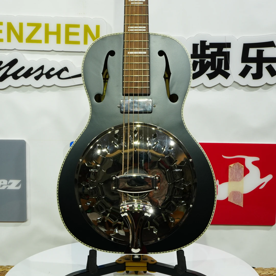 录音之王Recording King RPH-R2-E-MBK 电箱木吉他锅盖民谣吉他