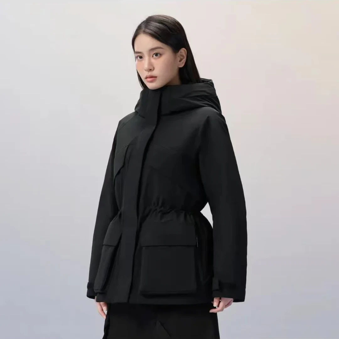 【700+蓬松】2024年新款秋冬季时尚休闲收腰高端外套鹅绒羽绒服