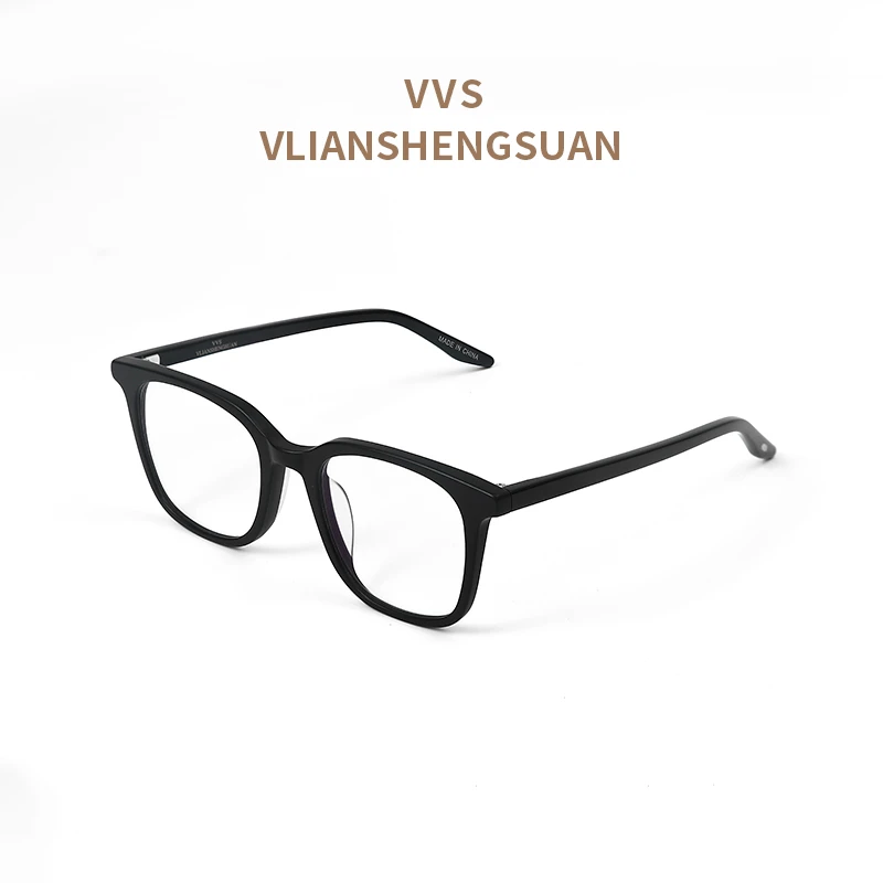 【专属】VVS眼镜镜框防蓝光经典方框时尚简约休闲黑框V009-1