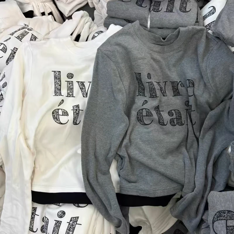 【云云精选】8120 字母假两件T恤