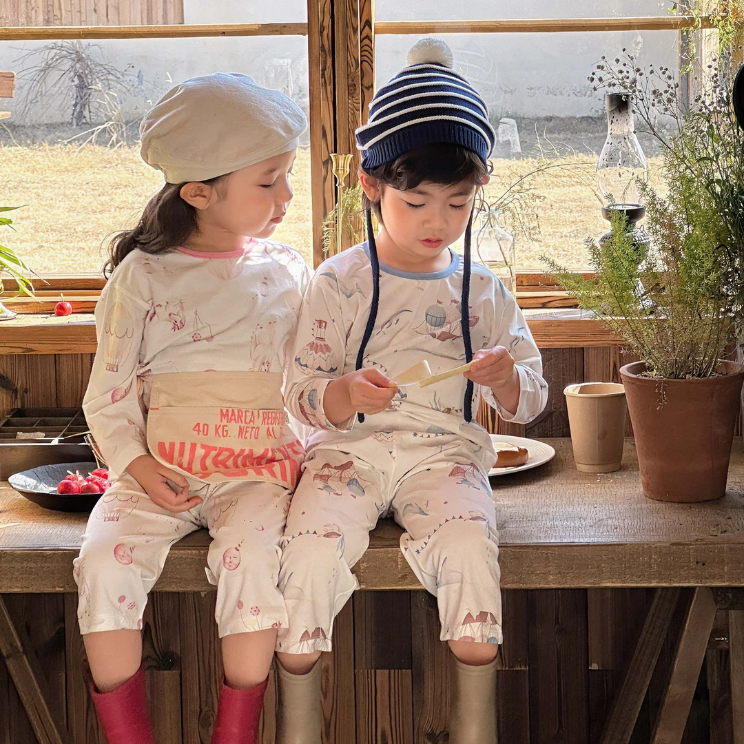 【蕾蒂巴蒂】 儿童男女童印花家居服2421901