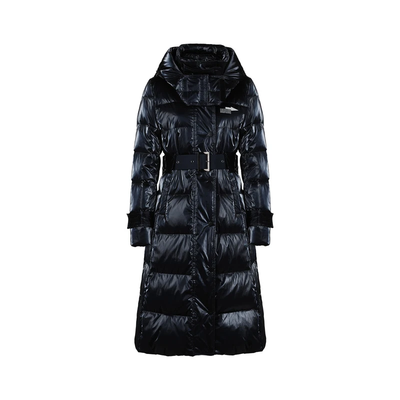 S·DEER圣迪奥女装时尚保暖显瘦女款休闲连帽加厚羽绒服S214Z2473