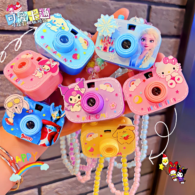 儿童相机投影项链女童库洛米卡通小孩饰品可爱甜美宝宝玩具配饰