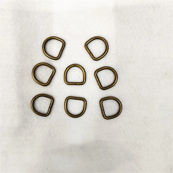 包带配件内径2厘米金属D字扣