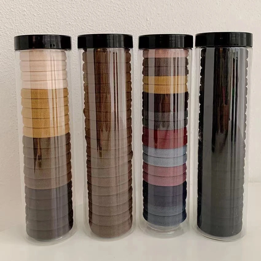 新款发饰头发ins发圈无接缝头绳皮筋马尾高弹力简约韩系耐用发绳