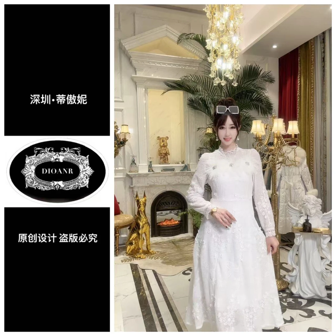 『蒂傲妮DIOANR』A  98803 DANR  尊享系列私人定制法式连衣裙