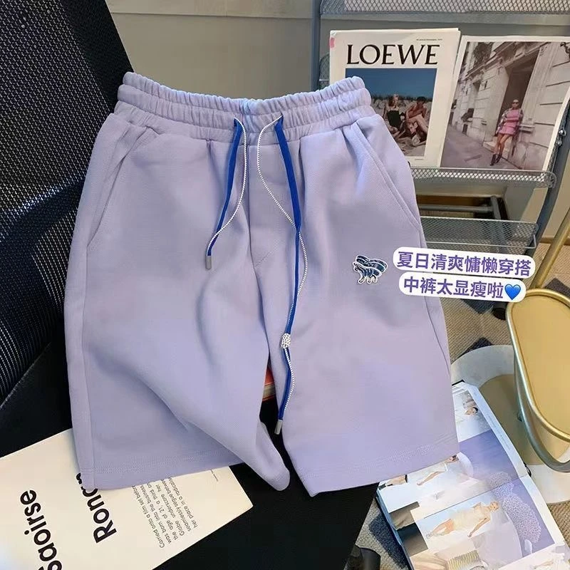 女童休闲五分裤中大童短裤夏季薄款洋气中裤儿童宽松休闲运动裤子