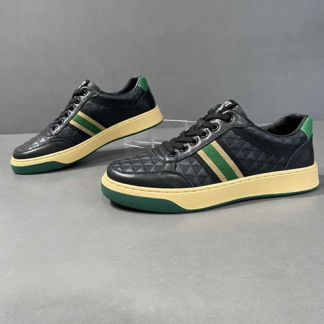 欧洲站男鞋头层牛皮男款男士板鞋百搭休闲鞋男生平板鞋真皮潮鞋