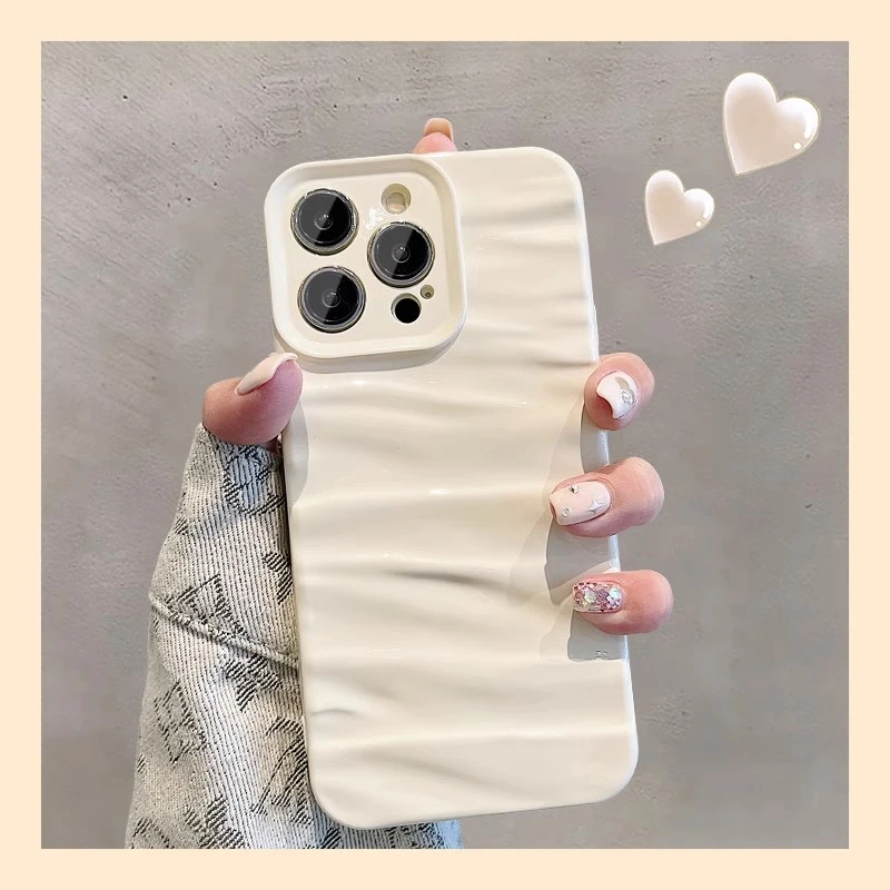 丝绸纹适用苹果14promax手机壳iphone13高级感11简约12pro防摔ins