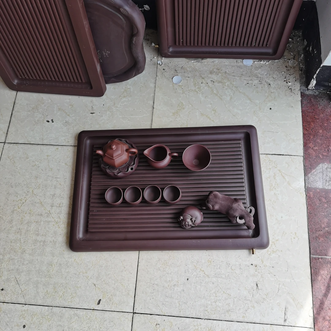 60*40*3.2公分仿电木茶盘长方形排水式手工制作家用办公室用茶海