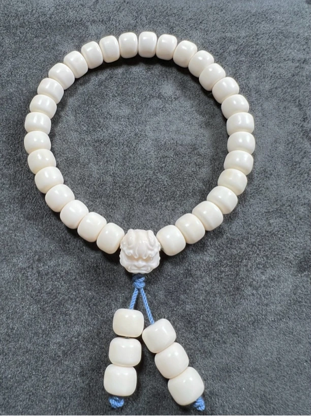 非金属皮质手链 养殖鹿角1.2老型手持麒麟三通白色手饰饰品女款