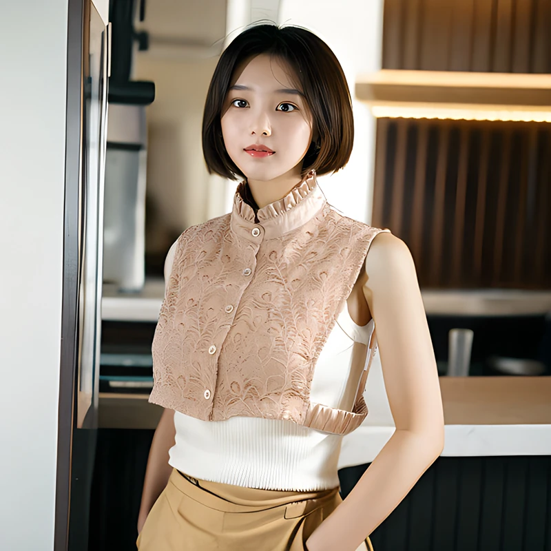 复古春秋冬韩版假领子女百搭假领立领毛衣卫衣衬衫装饰假衣领子女