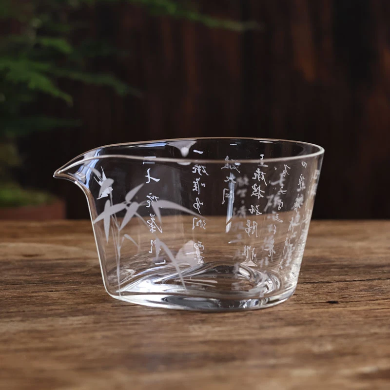 陋室茗 诗文竹子公杯（V2622）