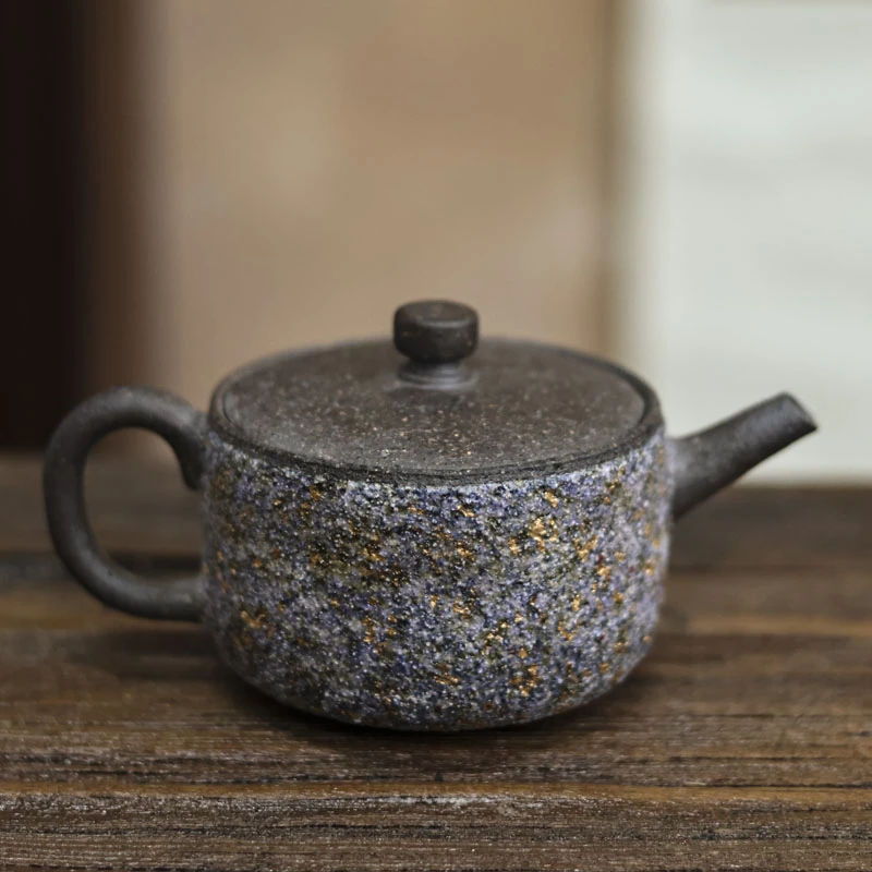 斋居 高越-蓝金汉瓦壶-160ml（高越S0103）