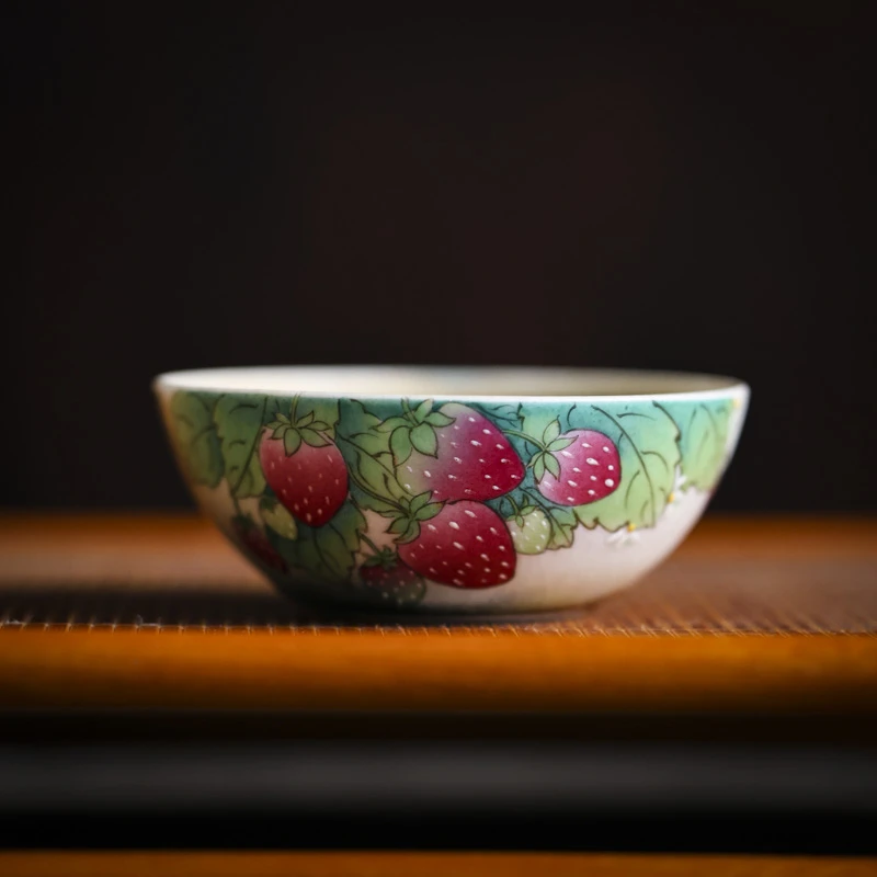 斋居 草莓-蕉白轩-普洱杯-70ml（蕉白S0622）