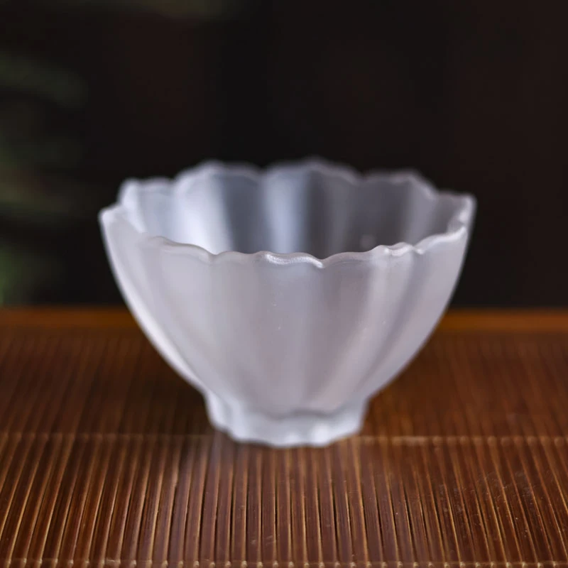 斋居 琉璃莲花茶杯-姣若云间（Q4553）