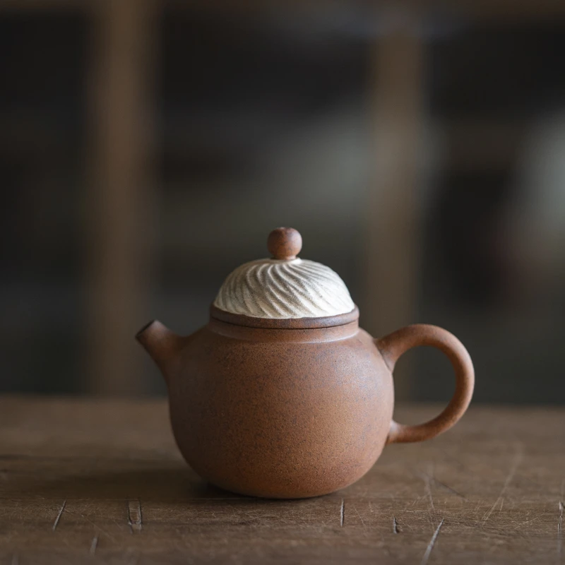 斋居 老岩泥圆满壶满容量120CC（V1062）口径4cm*高7.5cm
