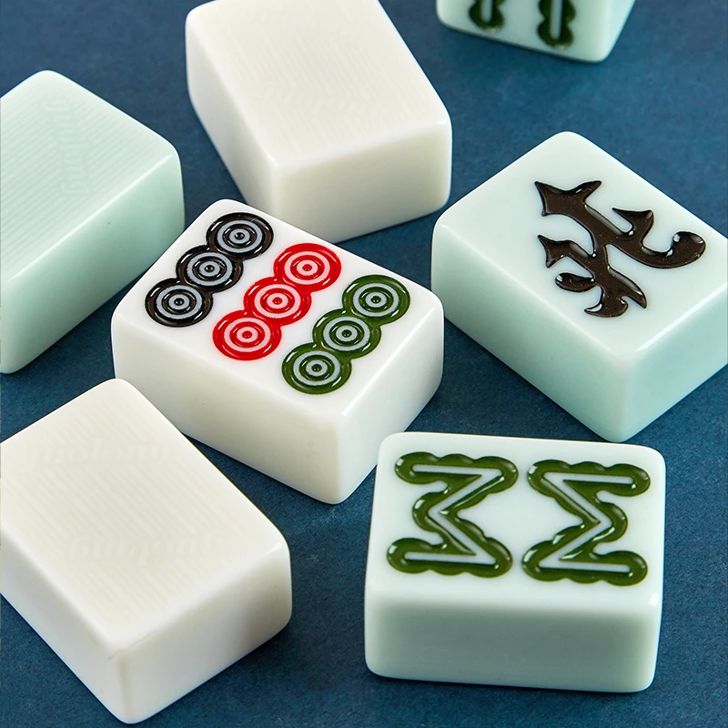 家用手打玉石麻将手搓麻将牌四川麻将108张广东麻将136张配牌静音