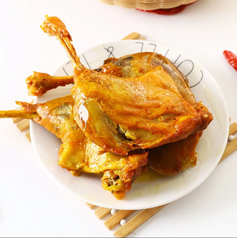 110克乡巴佬大鸭腿开袋即食网红零食卤味熟食盐焗香辣腿鲜嫩童年