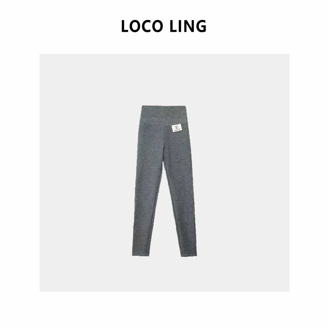 LOCO LING升温塑形 安第斯山羊绒恒温保暖打底裤外穿LODDK01