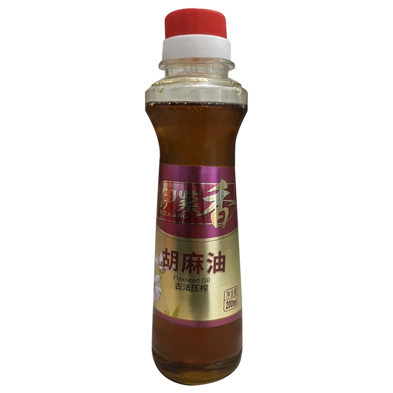 YIZIXIANG/伊紫香【熟榨胡麻油】200mL伊紫香纯胡麻油(亚麻籽油）