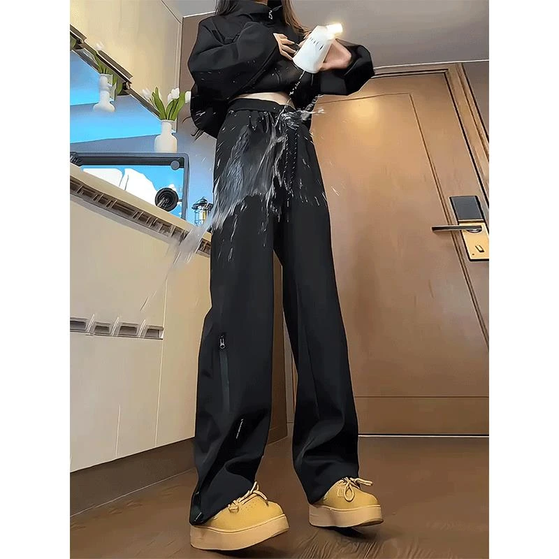 黑武士三防冲锋裤男款冬季加绒加厚防寒工装裤防风防水户外登山裤