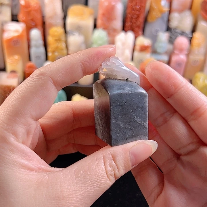 老挝石印石A****道2.3厘米，包刻字