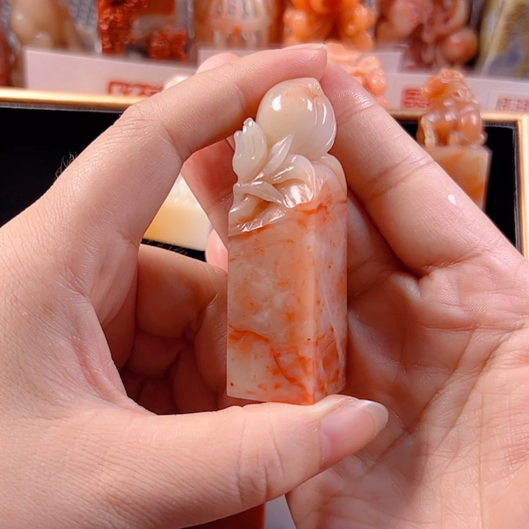 【闪购商品】老挝石T****险2厘米,桃子