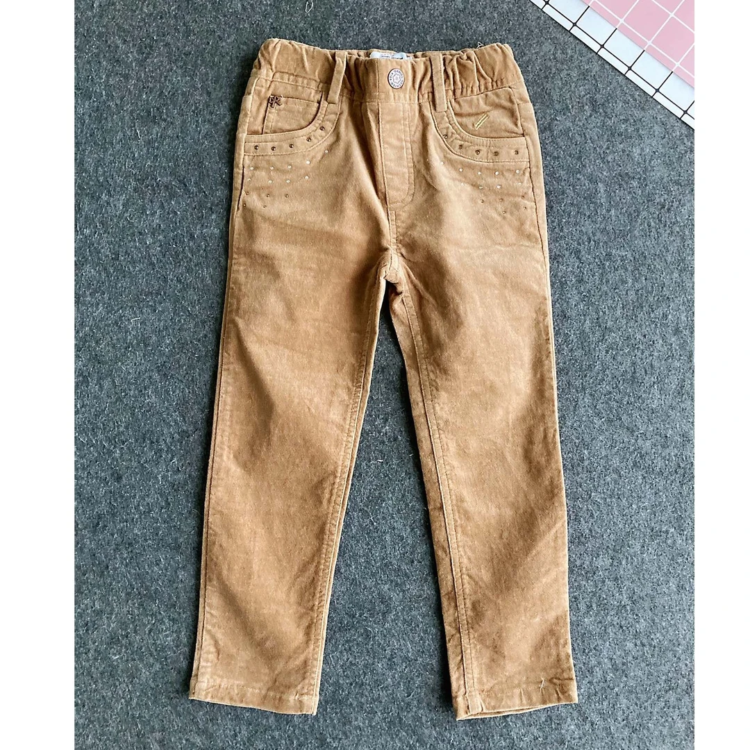 3高端童装DH家，灯芯绒弹力棉质小脚裤儿童春秋线下C4-2-157