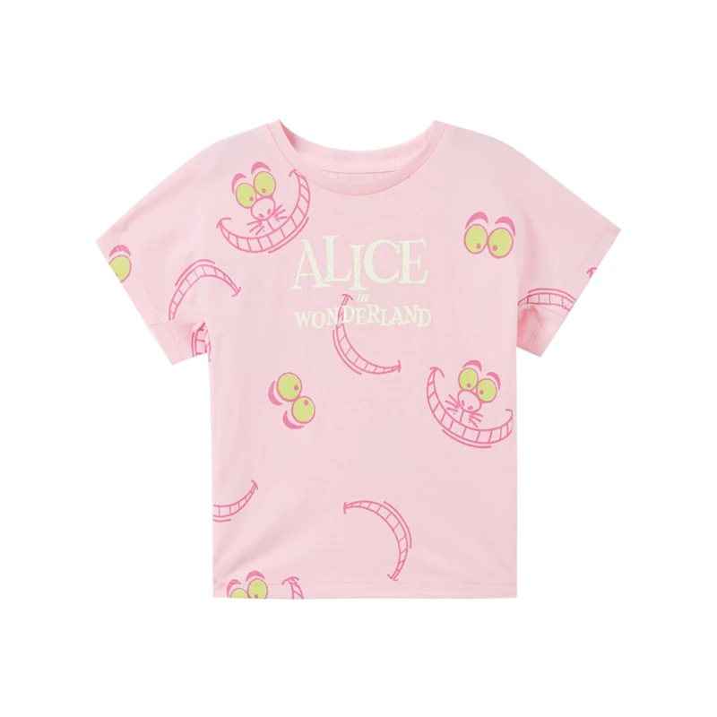 1美家m0系列女童爱丽丝宽松T恤夏C4-5-986