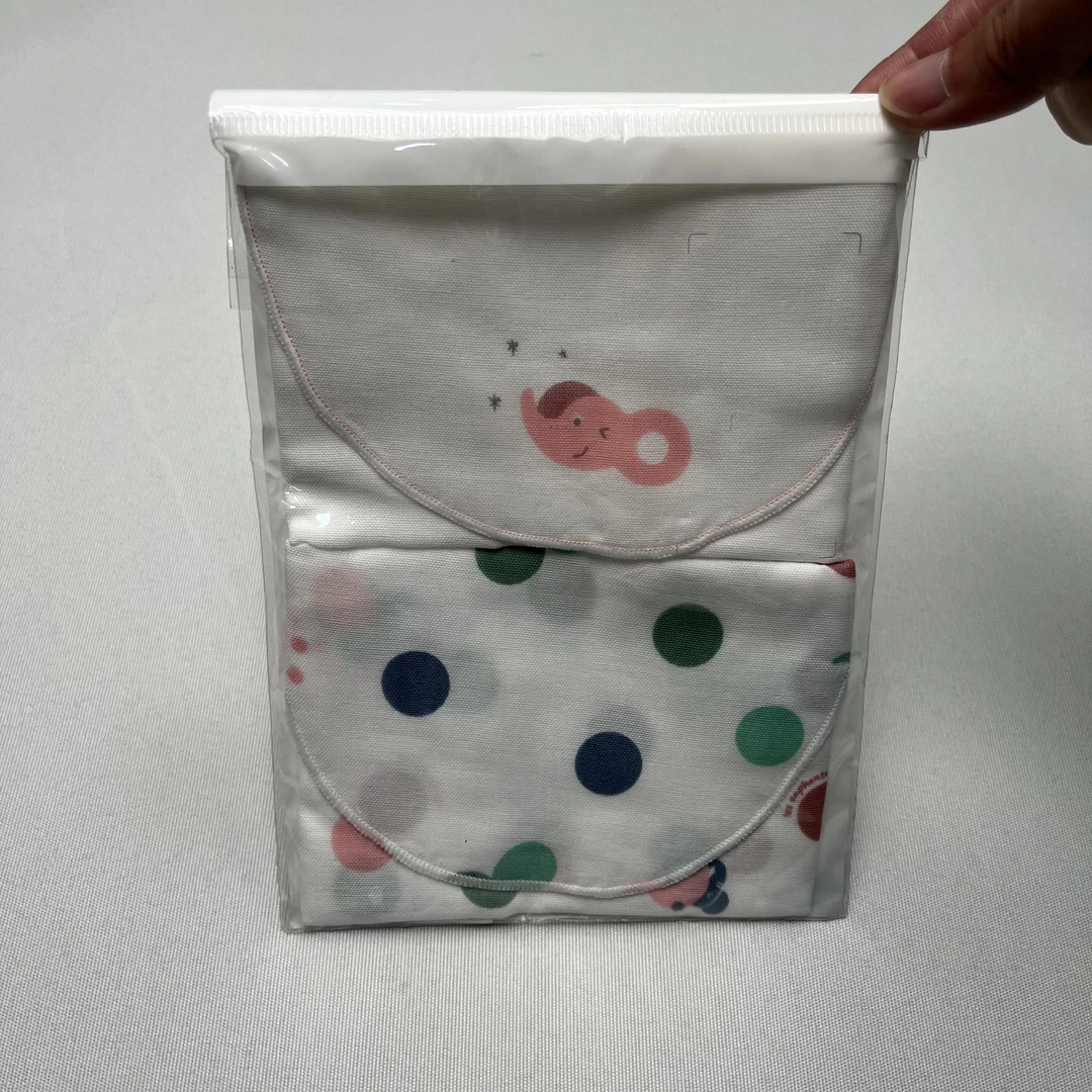 1丽家婴幼儿A类全棉纱布垫隔汗巾两条装C1-1-172