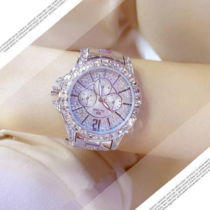 正品满天星手表女款名牌轻奢小众气质防水镶钻大表盘机械女表职场