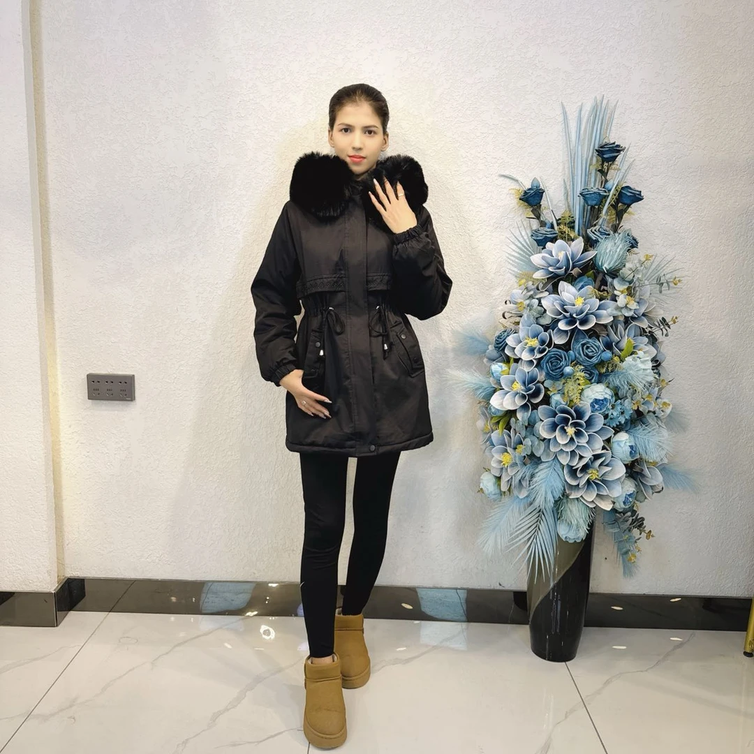 [PAHRIM]新款加厚可去毛领款派克服3887