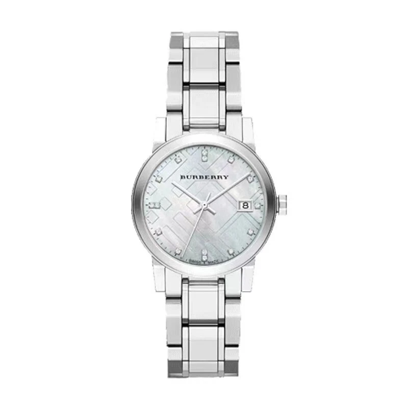 【媱嘟嘟专属】Burberry博柏利带钻女士石英表34表盘BU9125