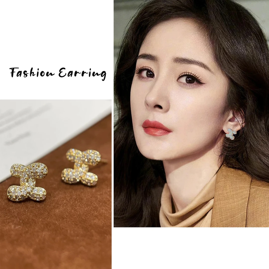 法式简约精致耳钉百搭高级耳饰平替好物R1967