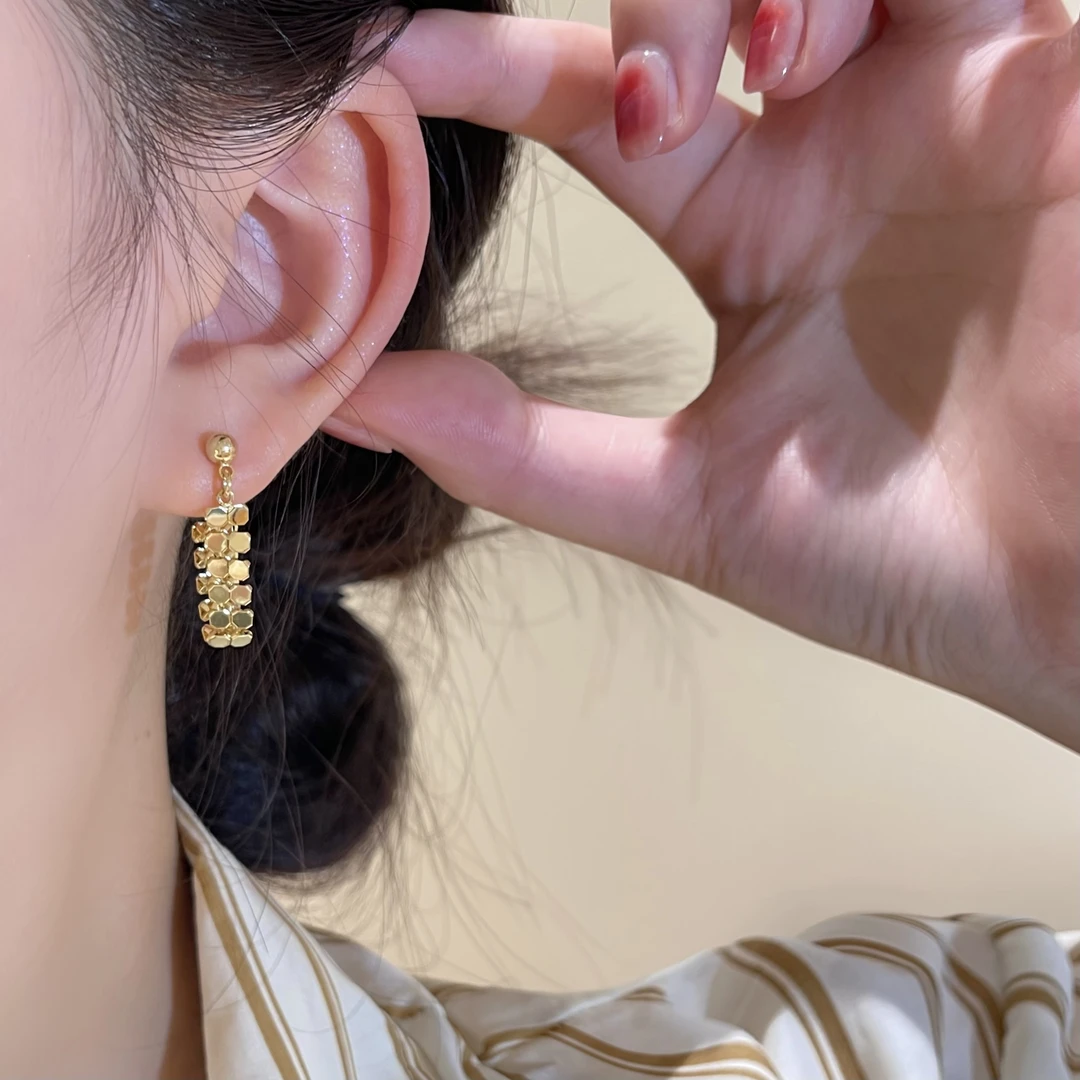 ins流苏耳针气质小众百搭轻奢高级感耳饰R1481