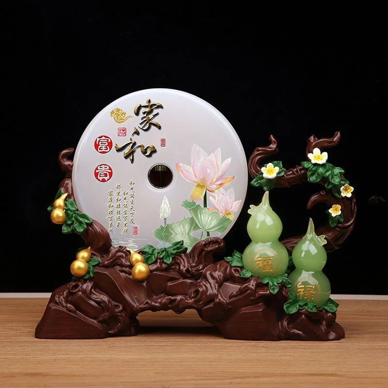 天然阿富汗玉石摆件福禄底座商务送礼朋友亲人客户