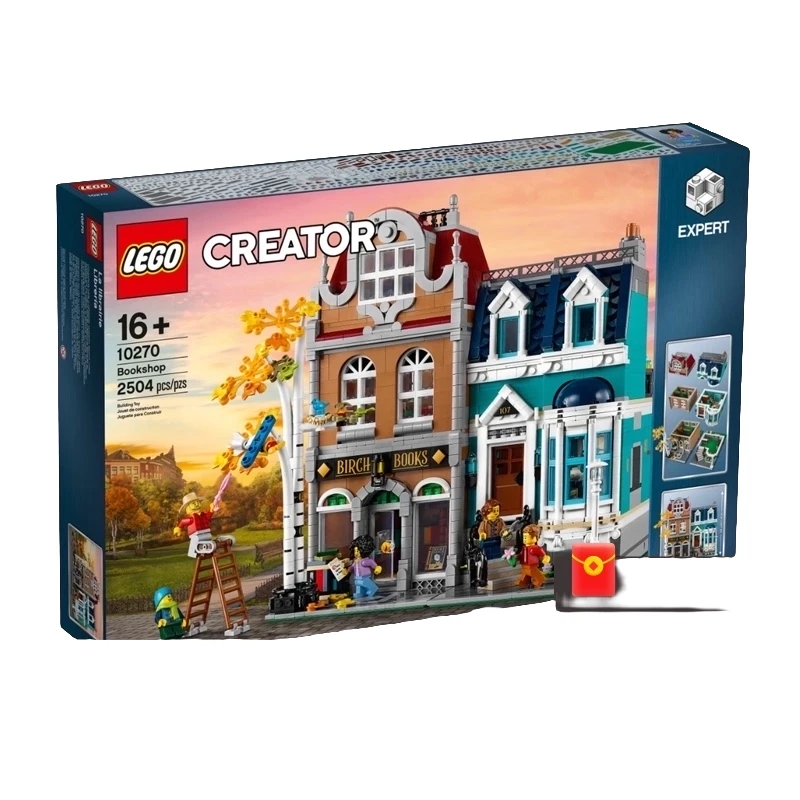 LEGO/乐高【冠希专属】(压盒)10270街景系列欧洲风情书店