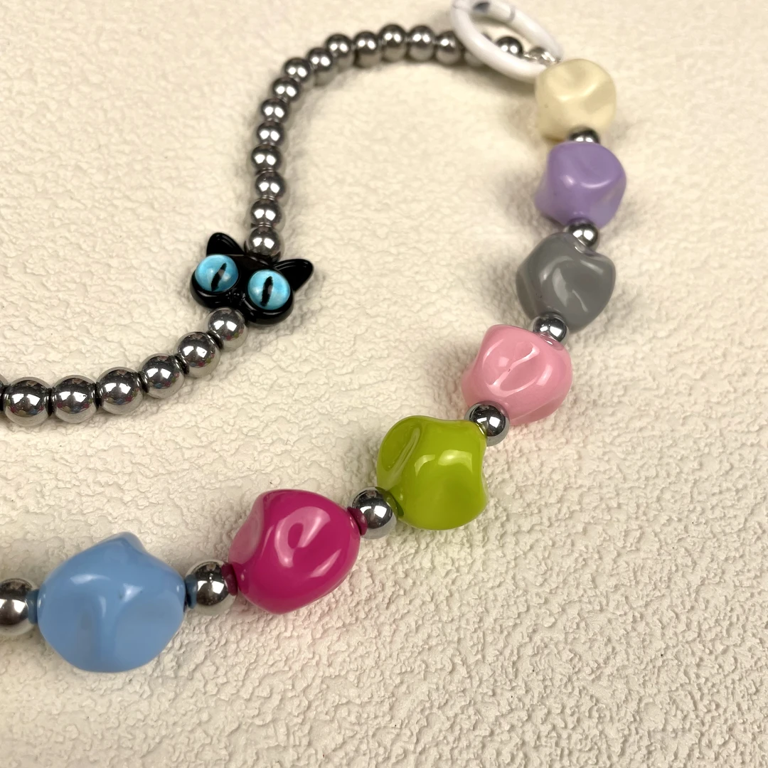 各类手工串珠配饰DIY配件饰品手机链斜挎链